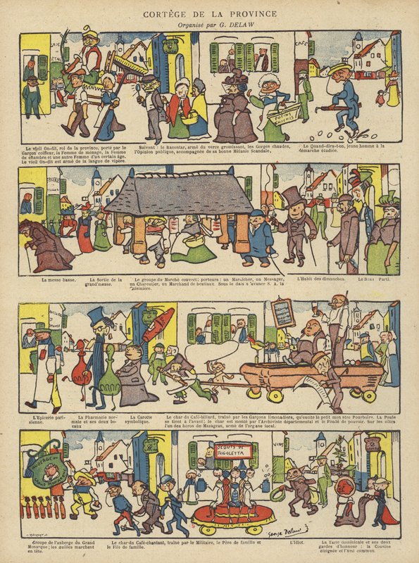 Illustration for Le Rire by Georges Delaw