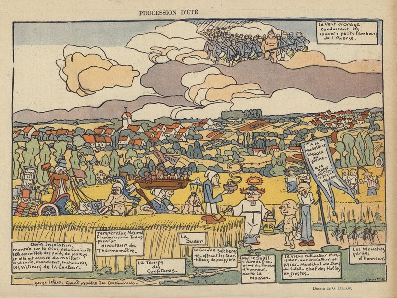 Illustration for Le Rire by Georges Delaw