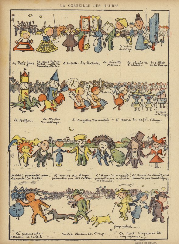 Illustration for Le Rire by Georges Delaw