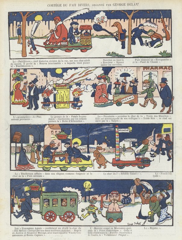 Illustration for Le Rire by Georges Delaw