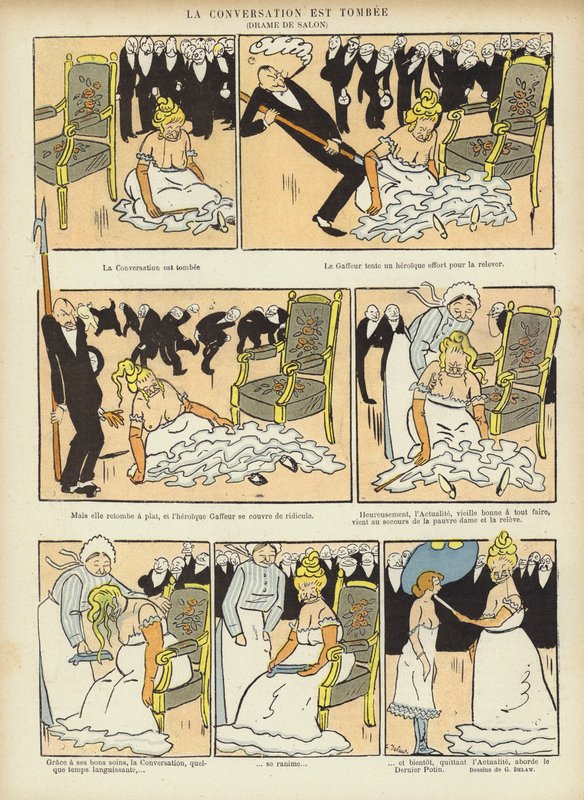 Illustration for Le Rire by Georges Delaw