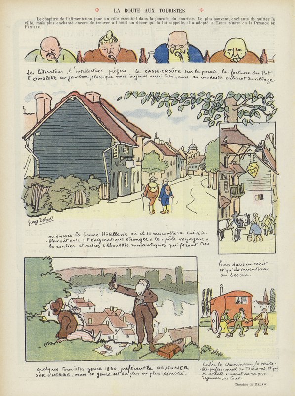 Illustration for Le Rire by Georges Delaw
