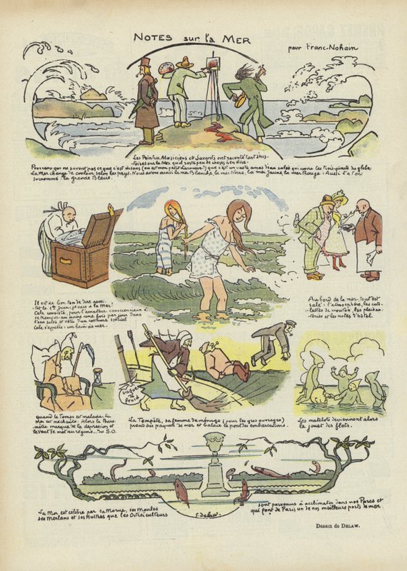 Illustration for Le Rire by Georges Delaw