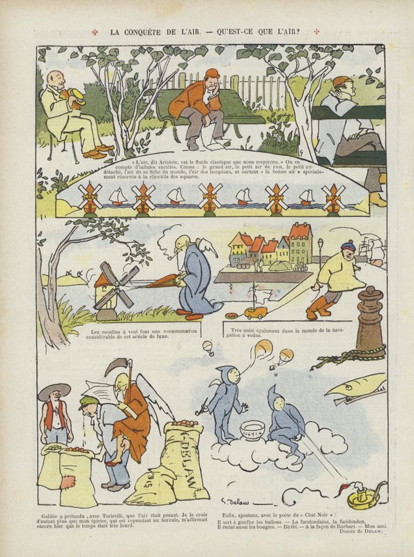 Illustration for Le Rire by Georges Delaw