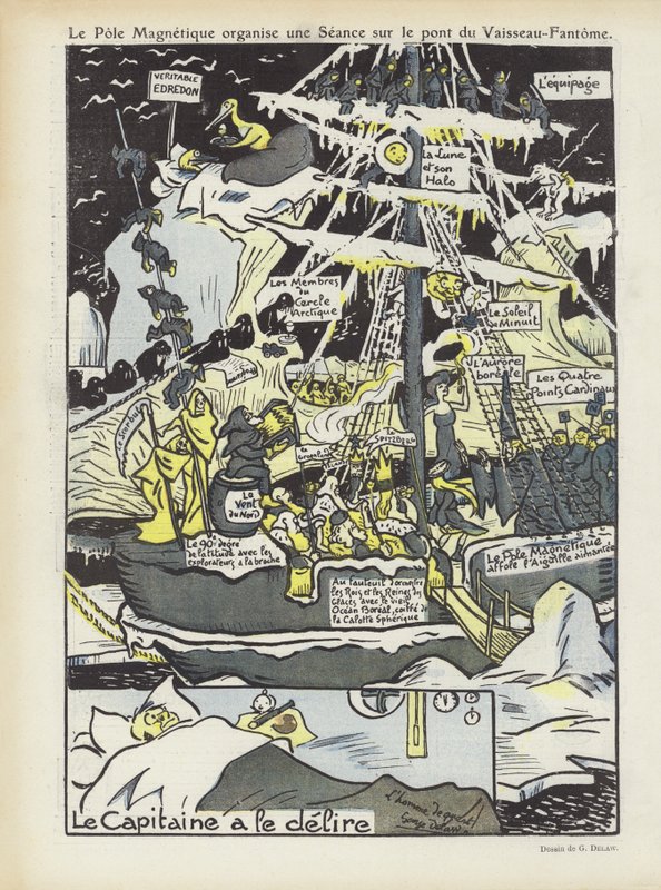 Illustration for Le Rire by Georges Delaw