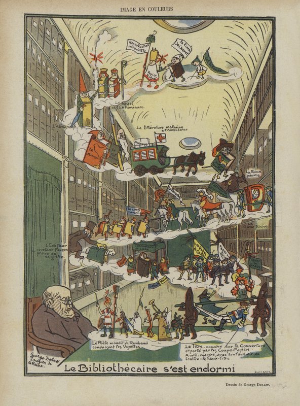 Illustration for Le Rire by Georges Delaw