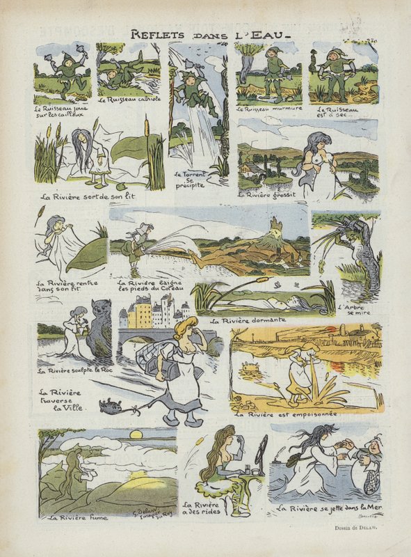 Illustration for Le Rire by Georges Delaw