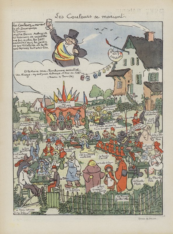 Illustration for Le Rire by Georges Delaw