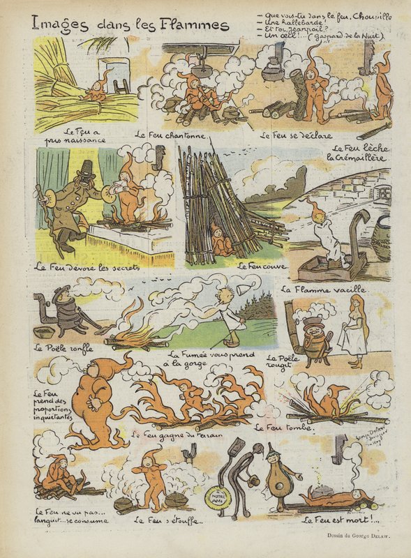 Illustration for Le Rire by Georges Delaw
