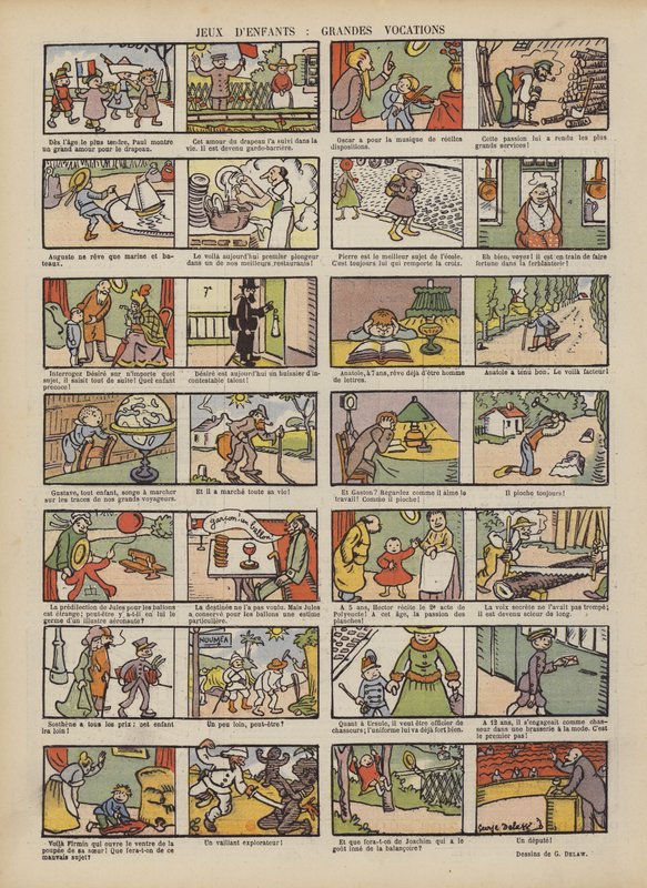 Illustration for Le Rire by Georges Delaw