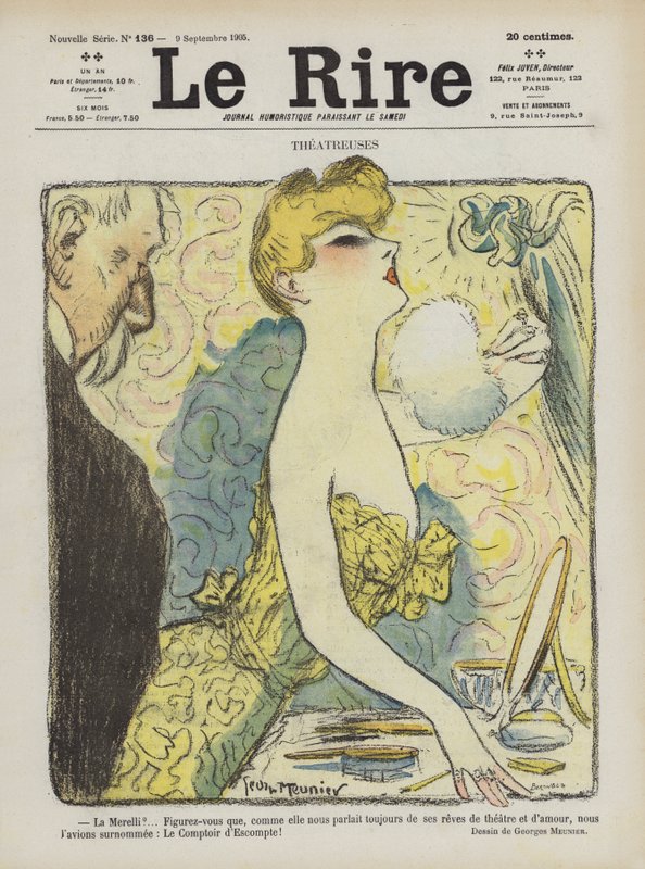 Illustration for Le Rire by Georges Meunier