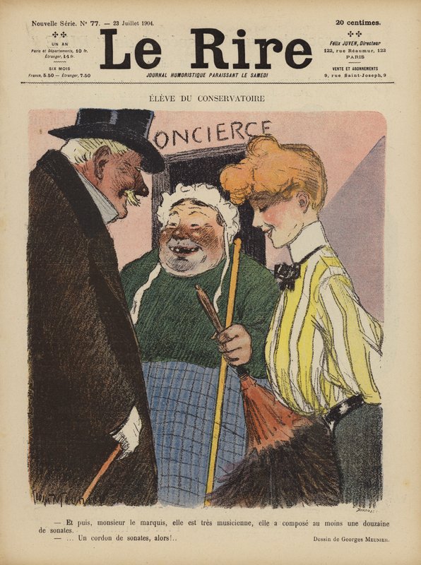Illustration for Le Rire by Georges Meunier
