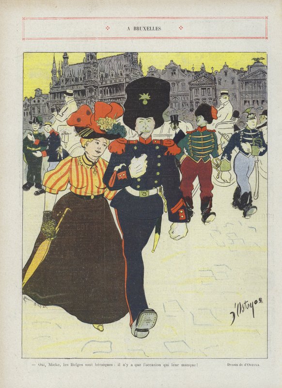 In Brussels by Georges d 1878 1937 Ostoya