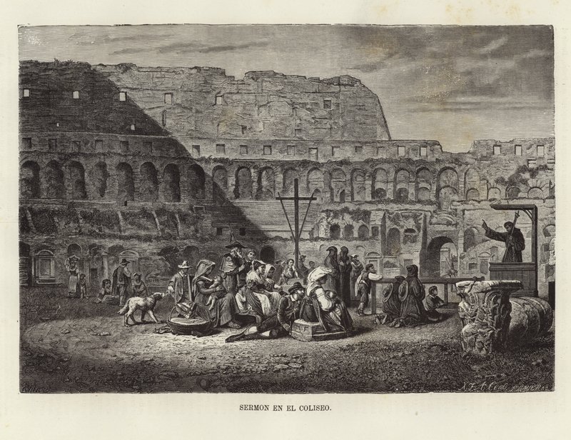 Sermon at the Colosseum by Gerlier
