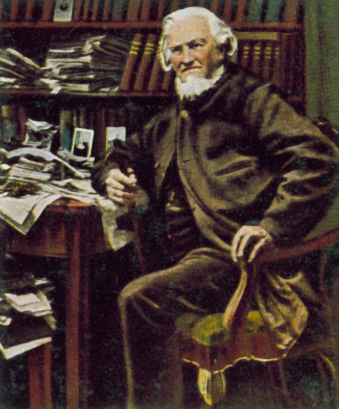 Hoffmann von Fallersleben, German poet by German Photographer