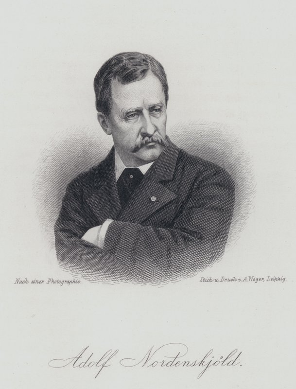 Adolf Erik Nordenskiold, Finnish geologist, mineralogist and Arctic explorer by German School