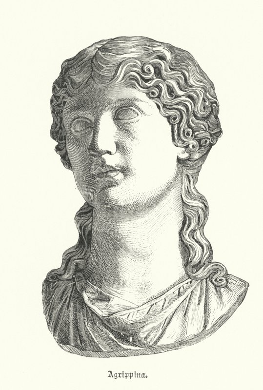 Agrippina the Elder, wife of the Roman general Germanicus and mother of the Emperor Caligula by German School