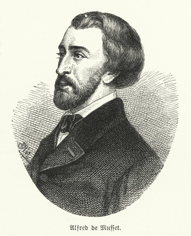 Alfred de Musset, French Dramatist, Poet and Novelist by German School