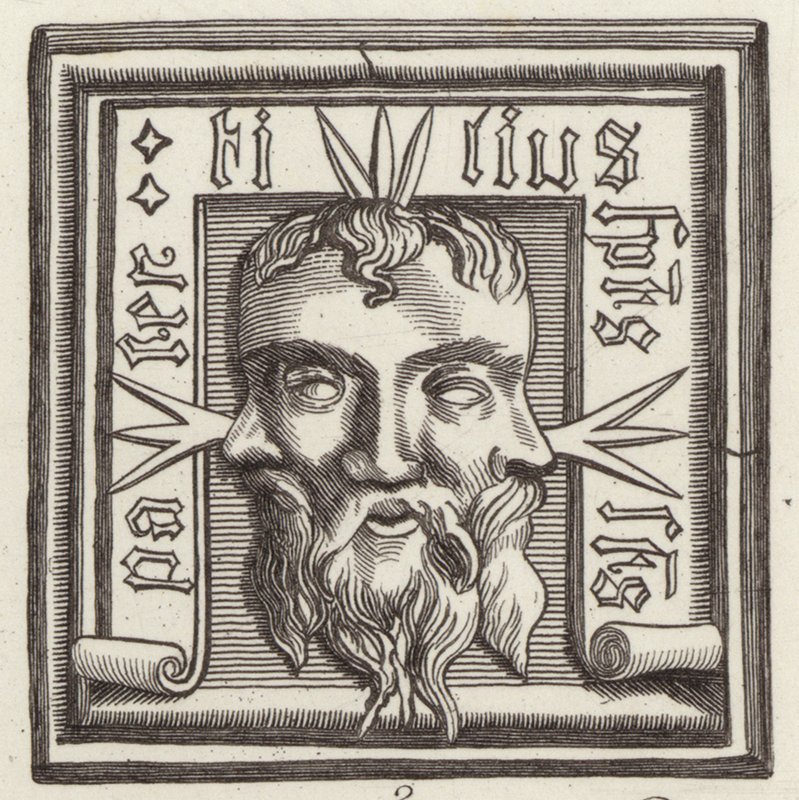 Amulet. Illustration for Bilder-Atlas by German School