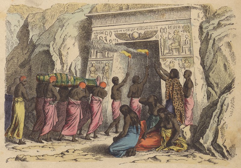 Ancient Egyptian Burial by German School
