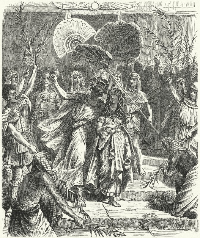 Antony and Cleopatra as Osiris and Isis by German School