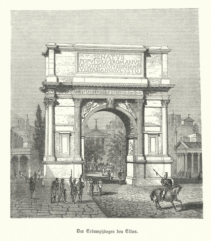 Arch of Titus, Rome by German School