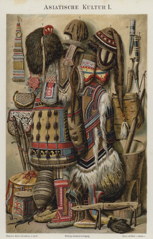Asian Cultural Artefacts by German School