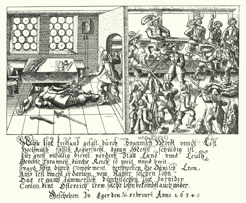 Assassination of Albrecht von Wallenstein by German School