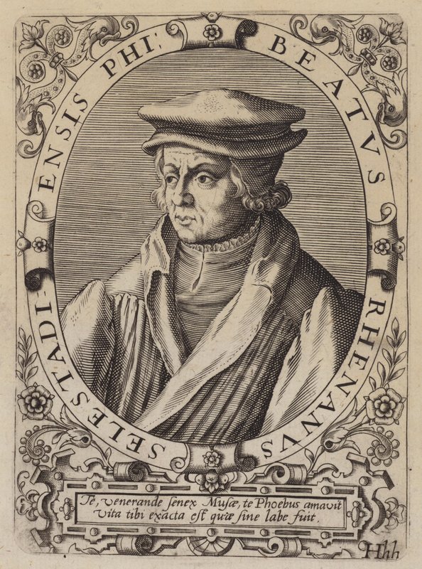 Beatus Rhenanus, German humanist, scholar and religious reformer by German School