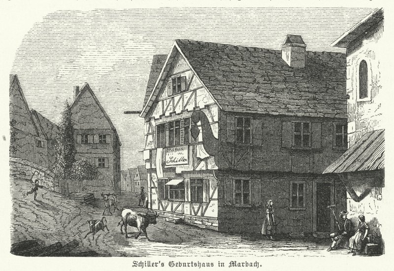 Birthplace of German Poet and Playwright Friedrich Schiller, Marbach am Neckar by German School