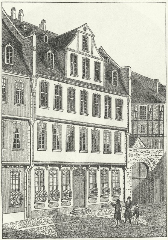 Birthplace of German writer and statesman, Johann Wolfgang von Goethe, Frankfurt, Germany by German School