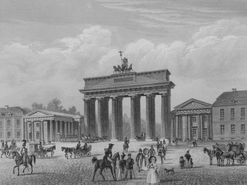 Brandenburg Gate, Berlin by German School