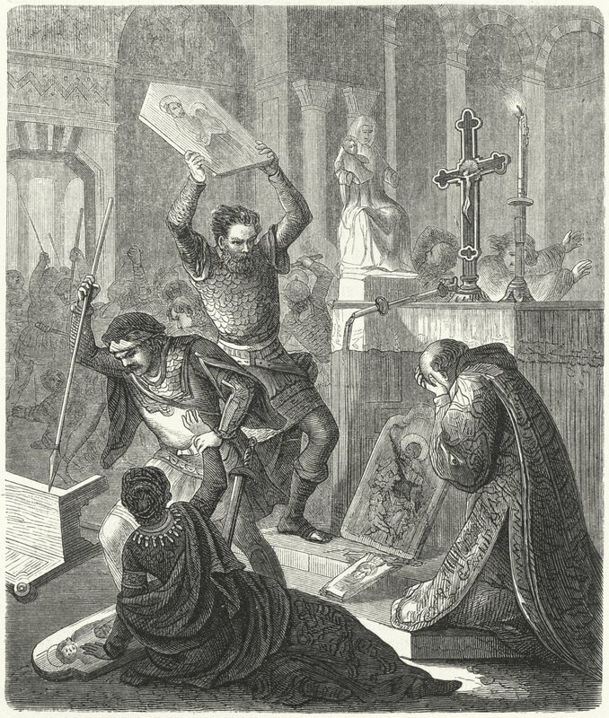 Byzantine Iconoclasm, 8th Century by German School