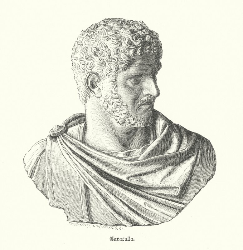 Caracalla, Roman emperor by German School