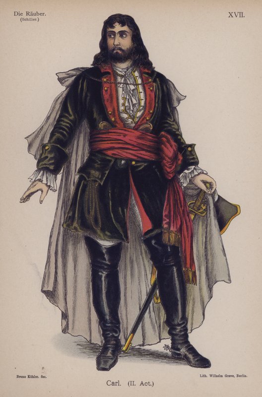 Carl, from Die Rauber (The Robbers) by Friedrich Schiller by German School