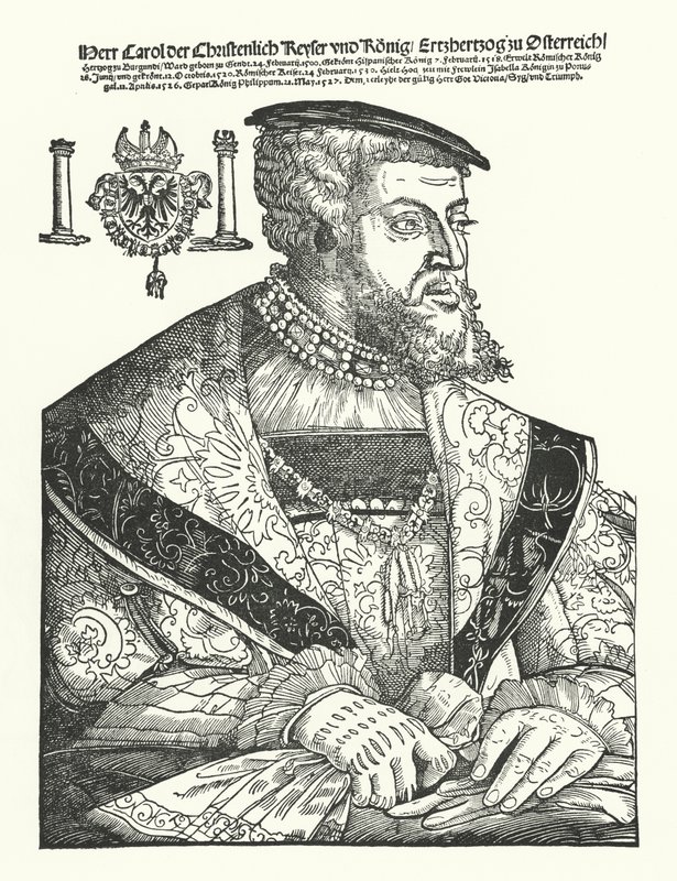 Charles V, Holy Roman Emperor by German School