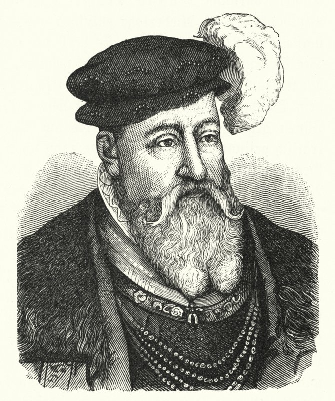 Christian III, King of Denmark and Norway (engraving) by German School