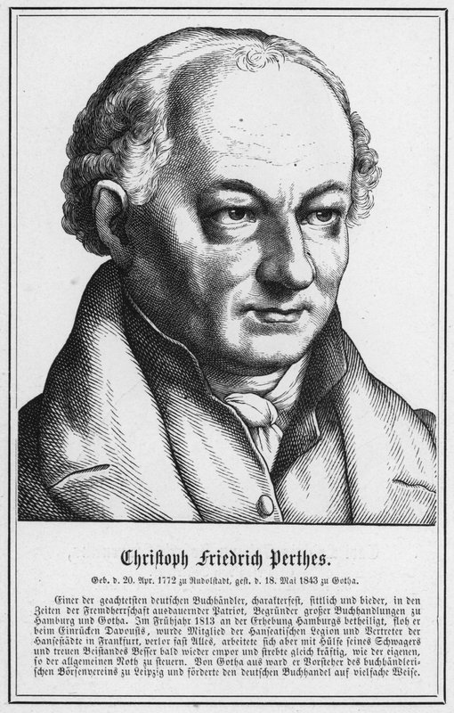 Christoph Friedrich Perthes by German School