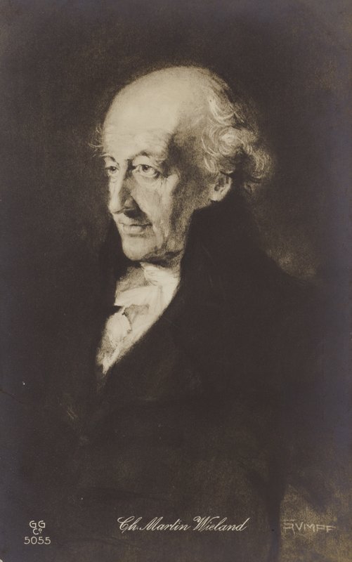Christoph Martin Wieland (1733-1813), German Poet, Writer and Translator by German School