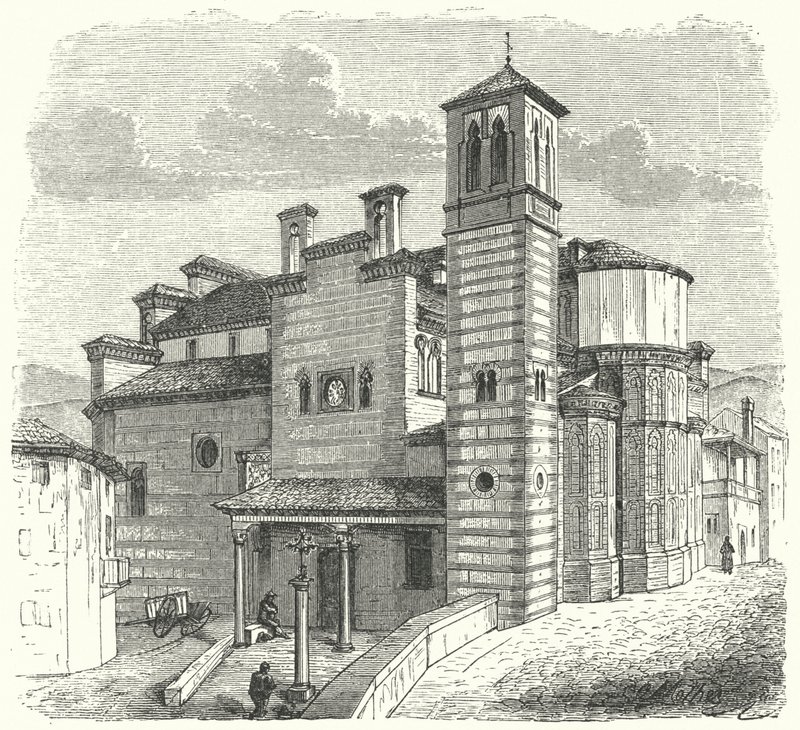 Church of Santiago del Arrabal, Toledo, Spain by German School