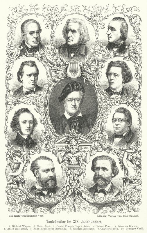 Composers of the 19th Century by German School