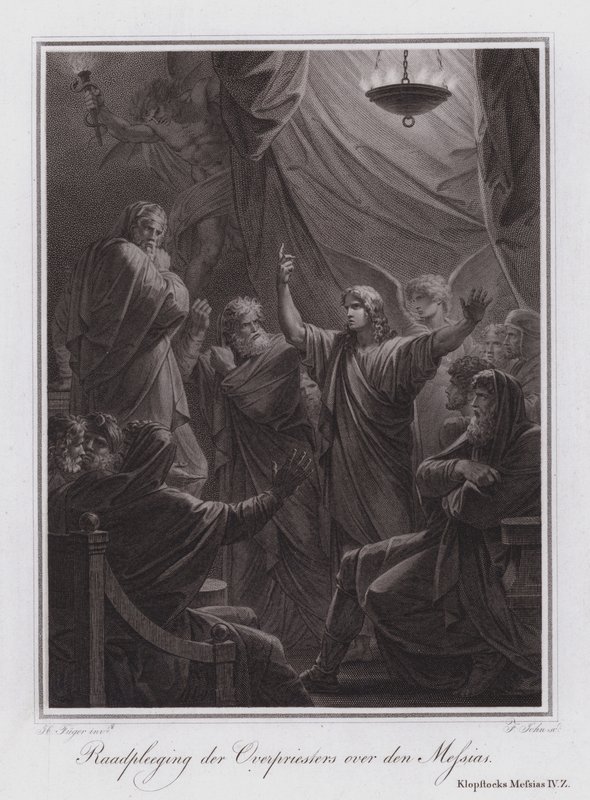 Consultation of the High Priest about the Messiah by German School