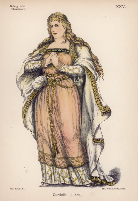 Cordelia, from Shakespeare's King Lear by German School