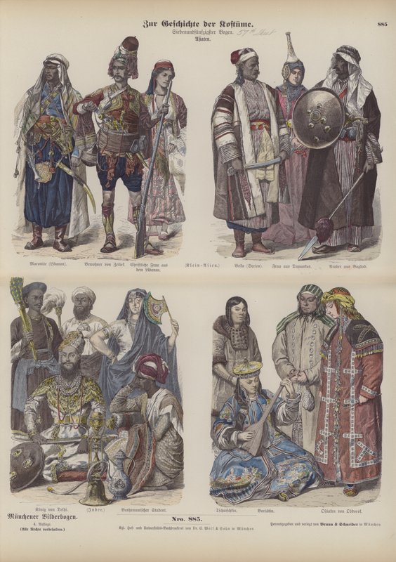 Costumes of Asia by German School