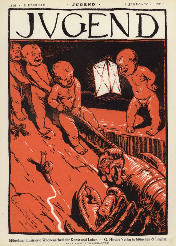 Cover illustration for Jugend magazine by German School