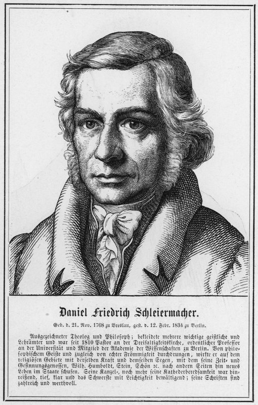Daniel Friedrich Schleiermacher by German School