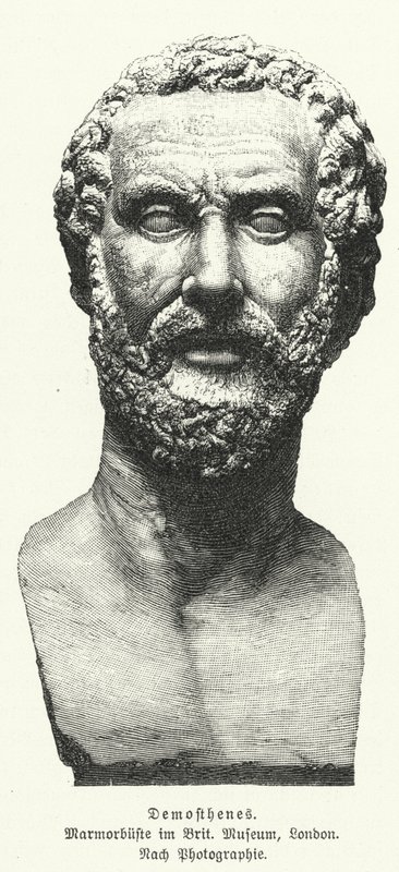 Demosthenes, Ancient Greek statesman and orator by German School