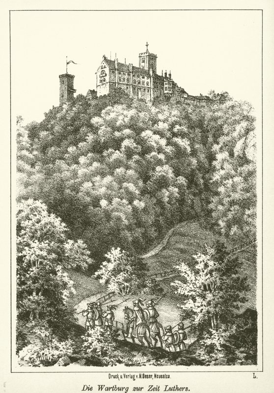 The Wartburg at the Time of Luther by German School