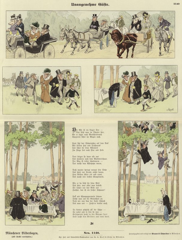 Disagreeable Guests by German School