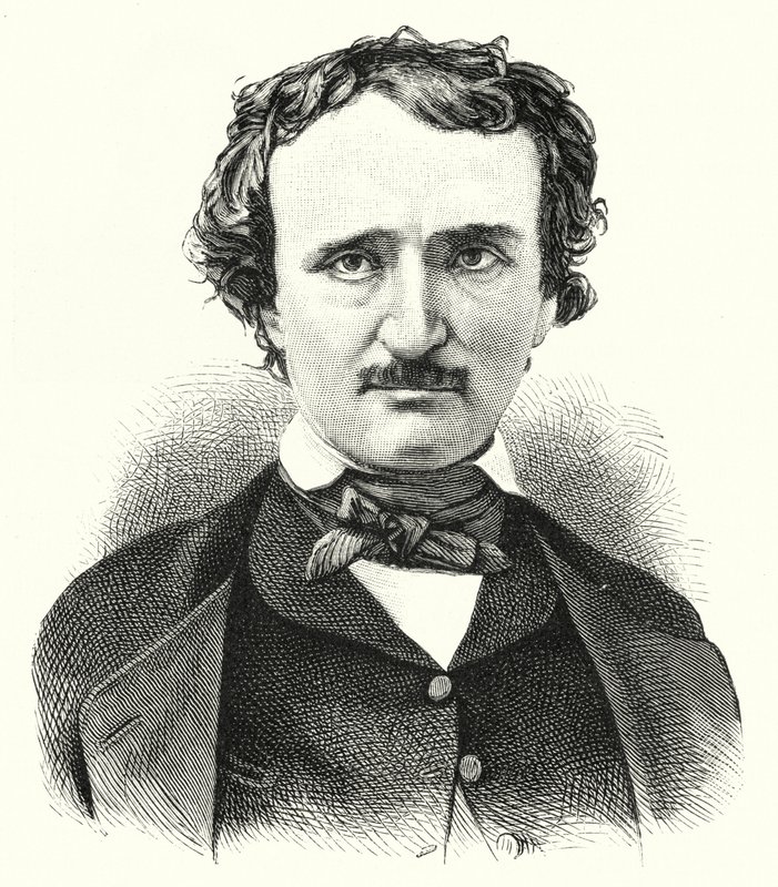 Edgar Allan Poe, American Poet and Short Story Writer by German School